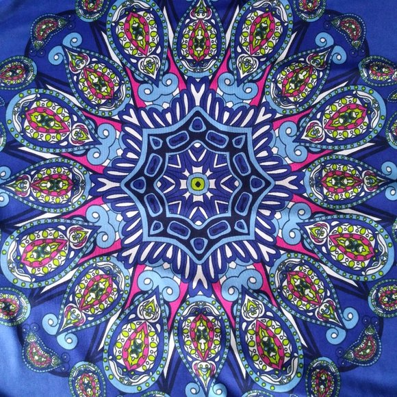 West K Asymmetrical Boho Style Dress Size Large - Picture 7 of 9